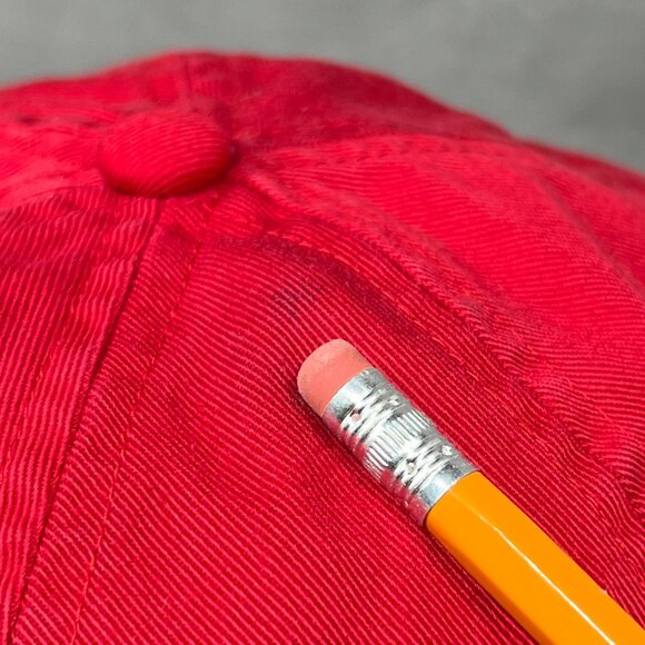 Polo Ralph Lauren Bear Strapback Hat Red White Pony Baseball Adjustable Dad Mens - Picture 9 of 16